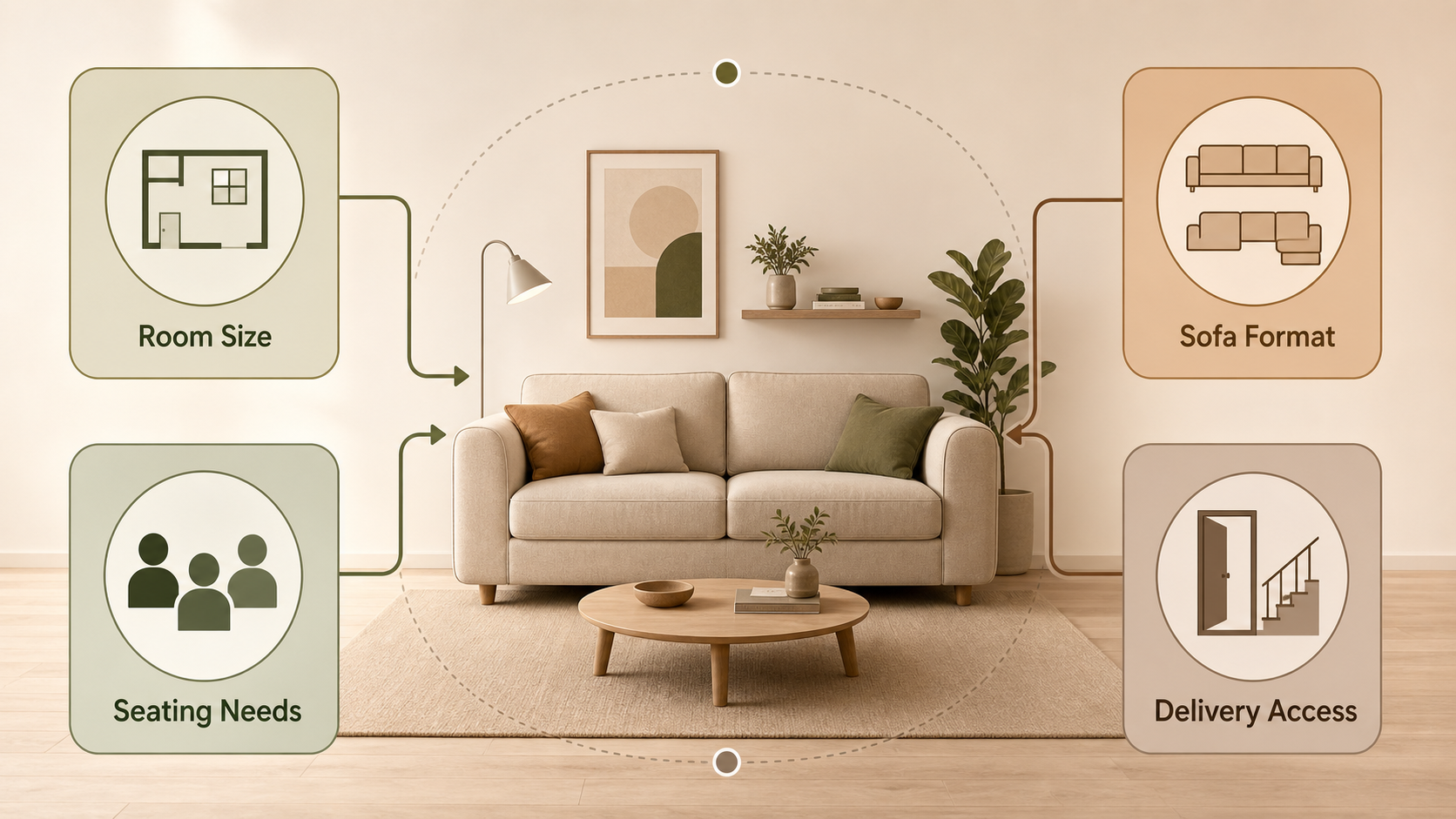 Help readers translate room and household needs into a safer IKEA sofa choice